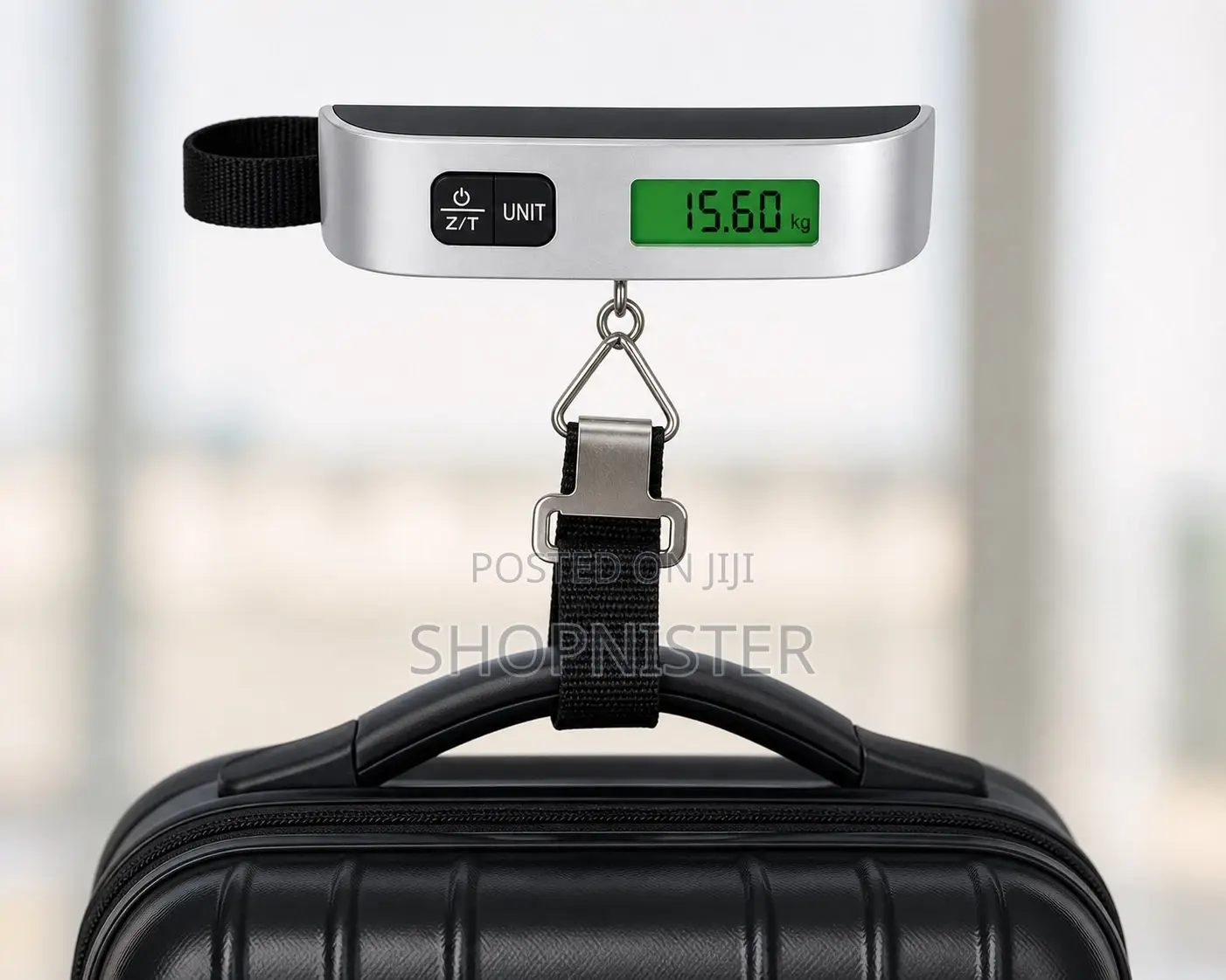 Portable Digital Luggage Scale – Handheld Travel 50kg Capacity)