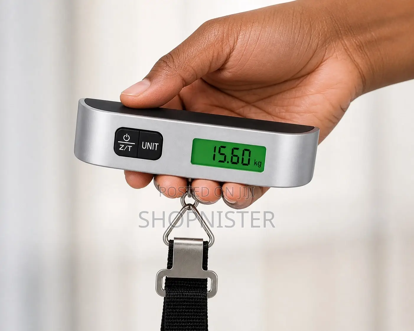 Portable Digital Luggage Scale – Handheld Travel 50kg Capacity)