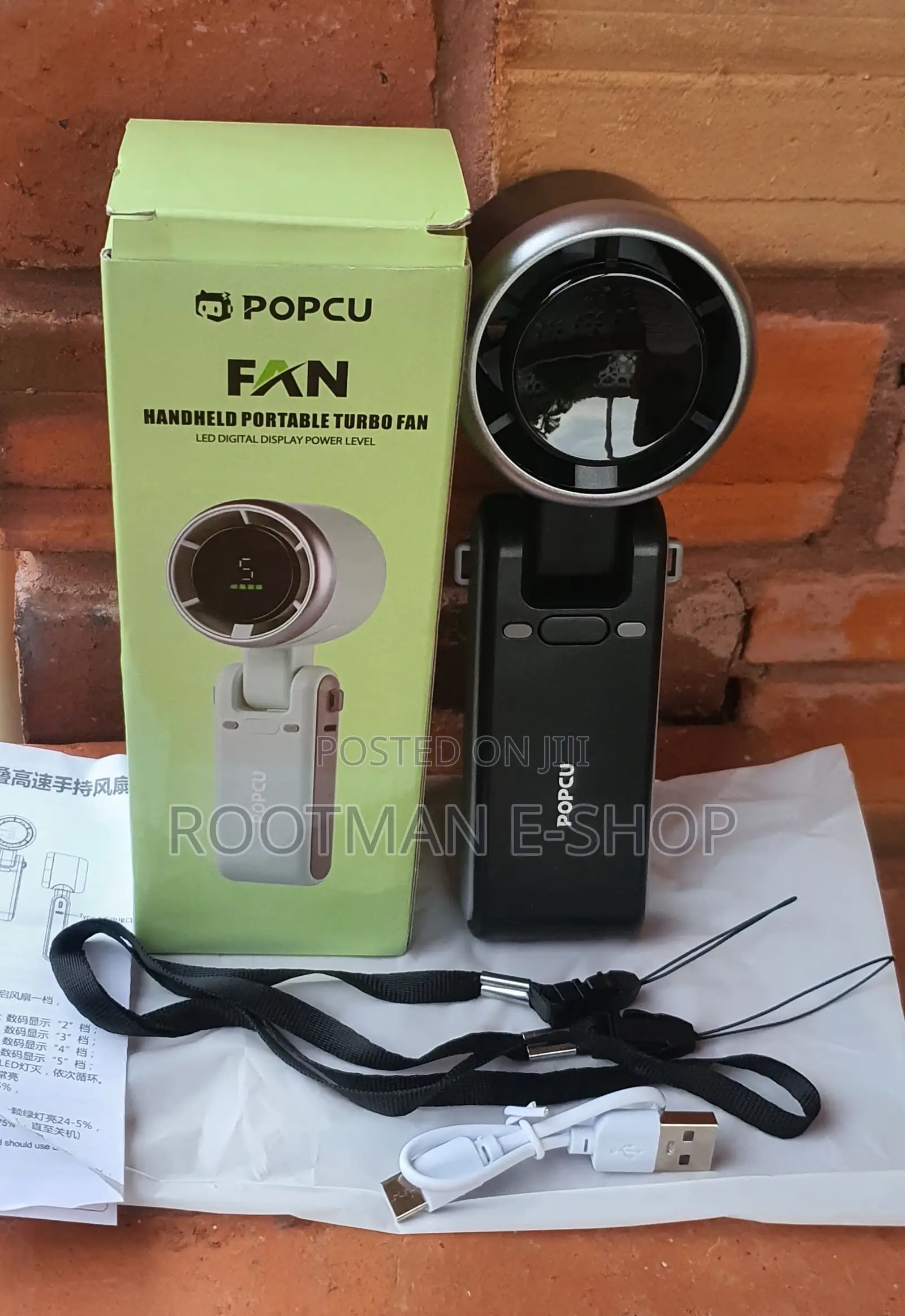 Turbo Handheld Fan (Model Po-F007)