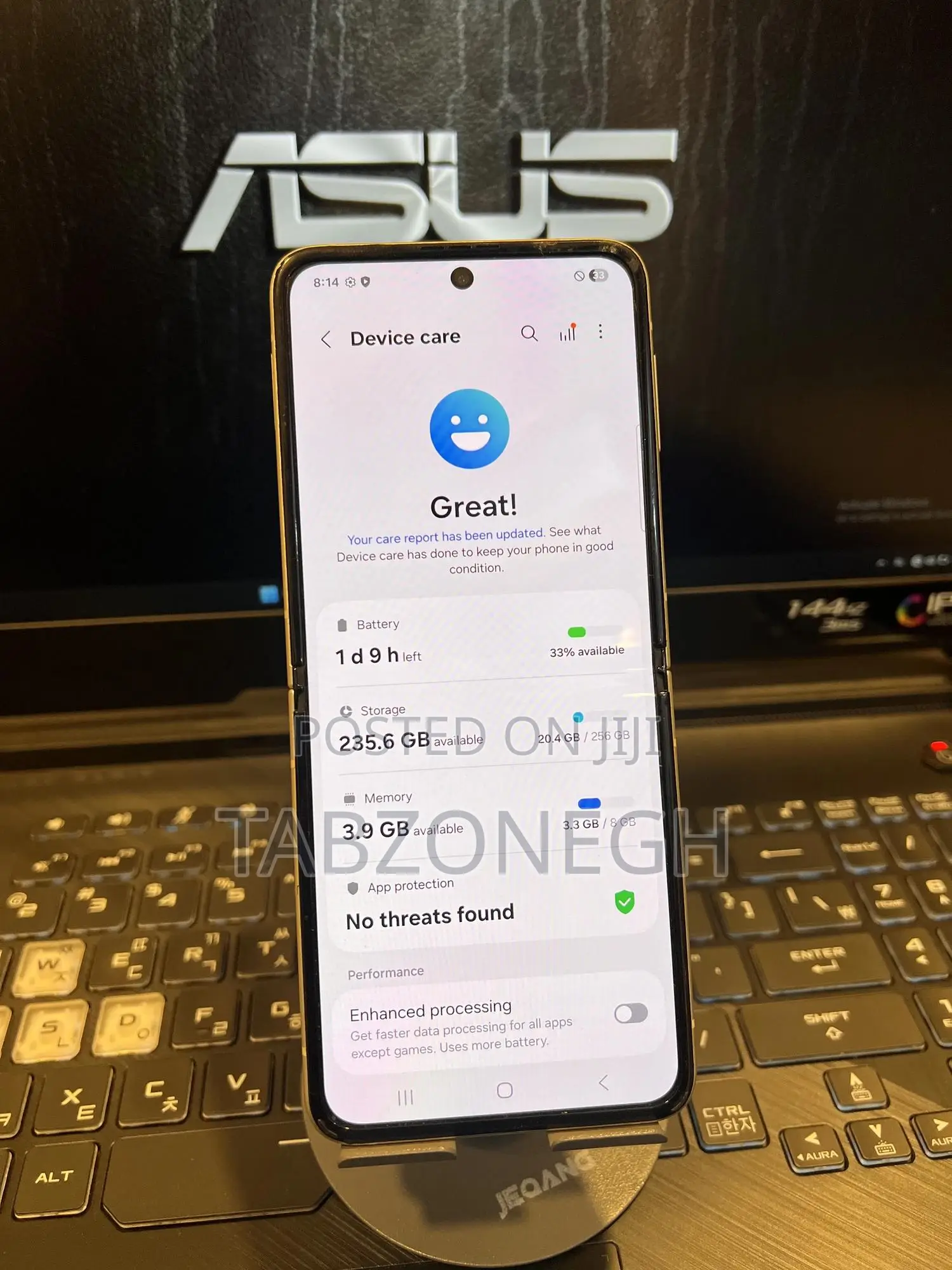 Samsung Galaxy Z Flip 3 256 GB Gold