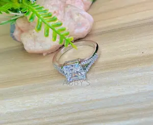 Radiant Cut Promise Ring