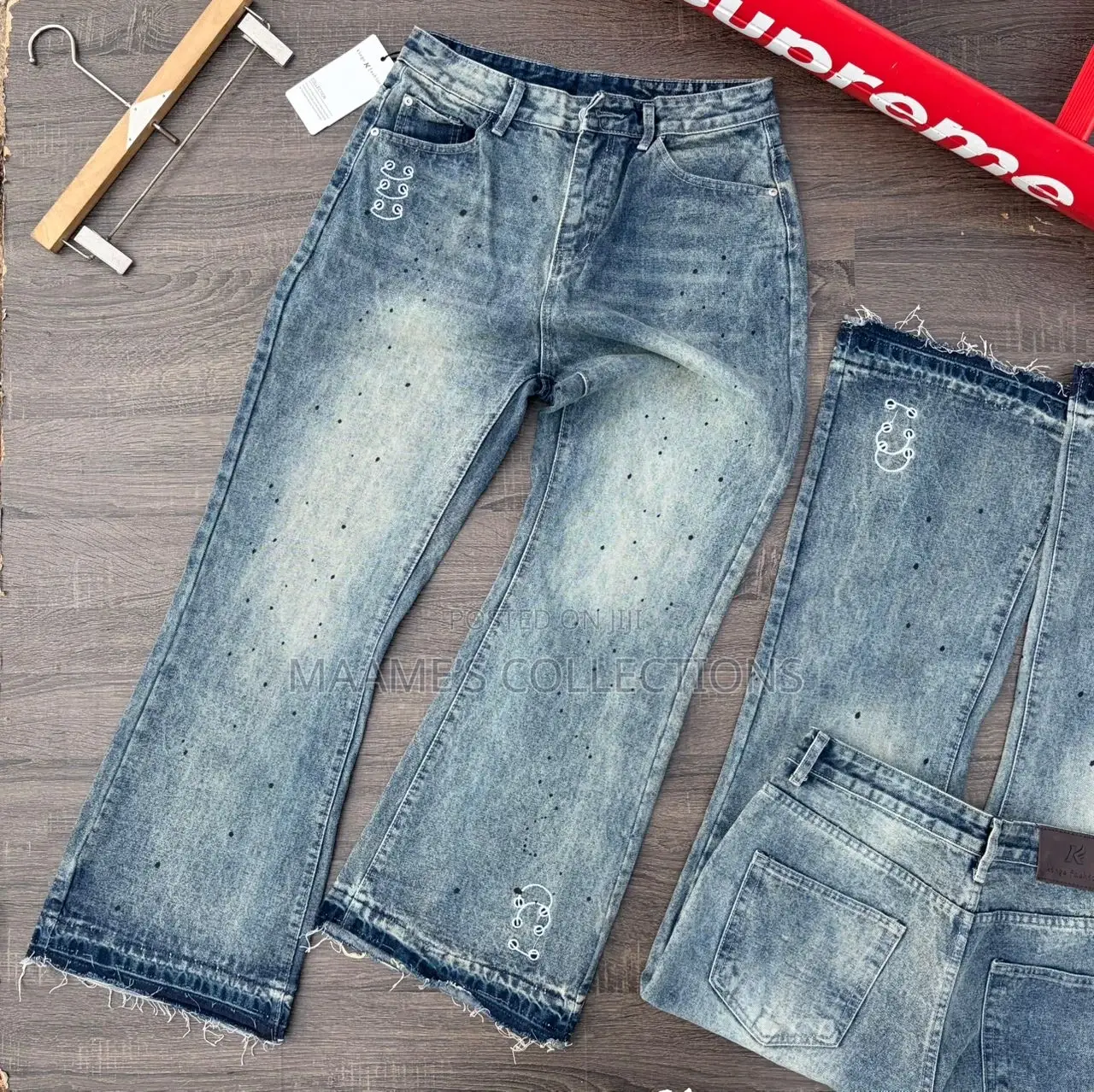 Men’S Designed Baggy Jeans (Sizes 32, 33, 34, 36, 38 )