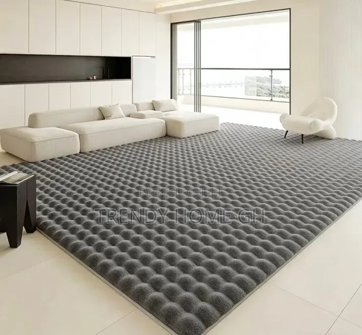 Fluffy Carpet Bubble Design Soft Comfortable