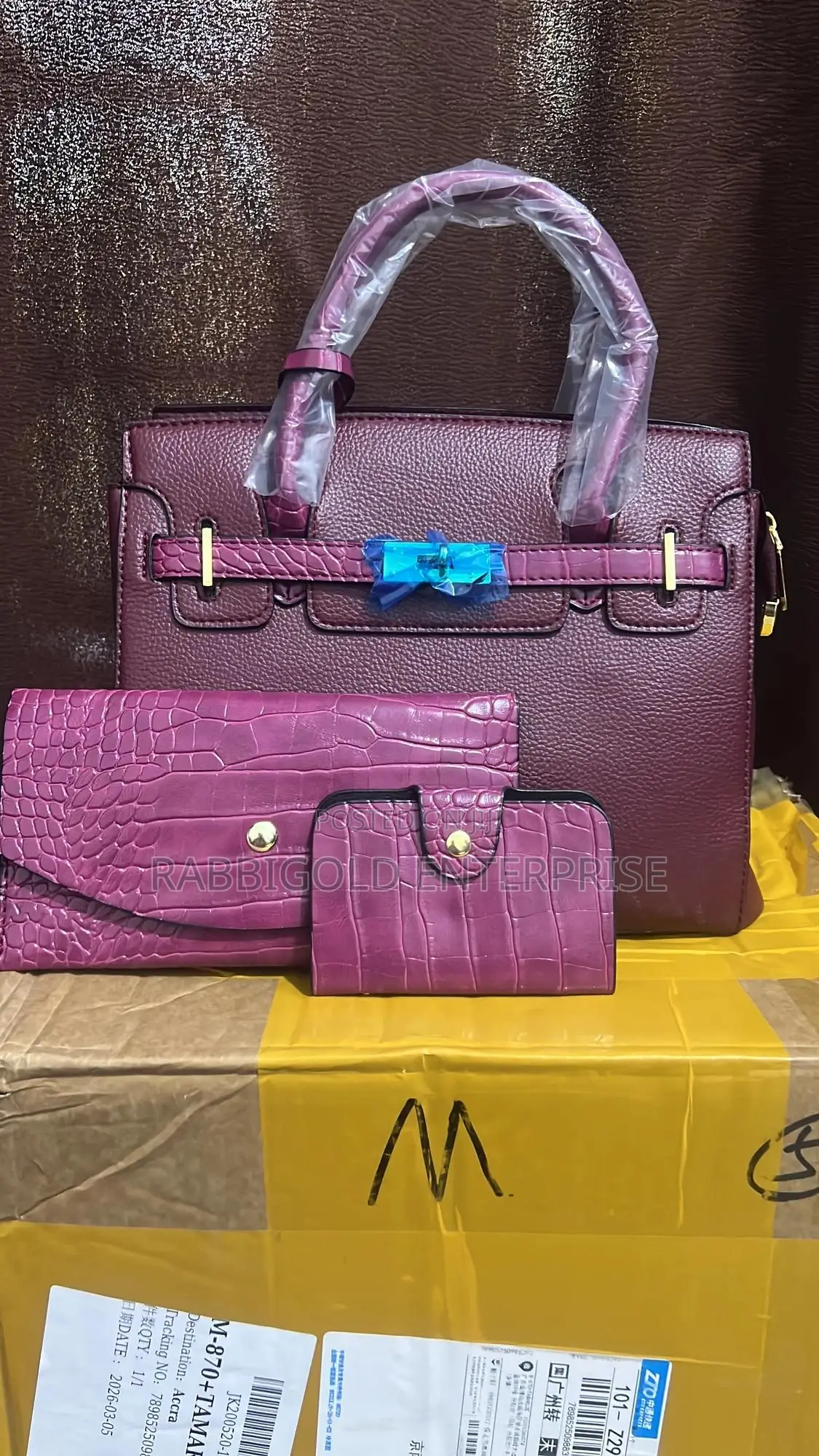 3 in 1 Leather Bags for Women