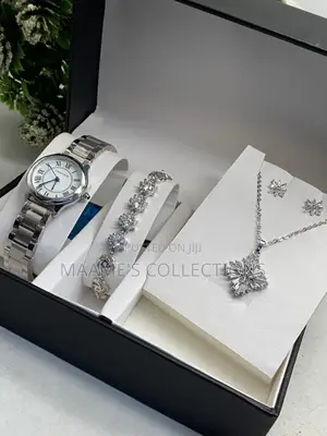Ladies Watch and Jewellery Set