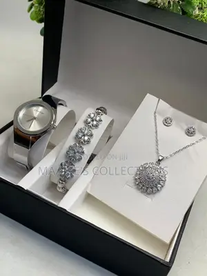 Ladies Watch and Jewellery Set