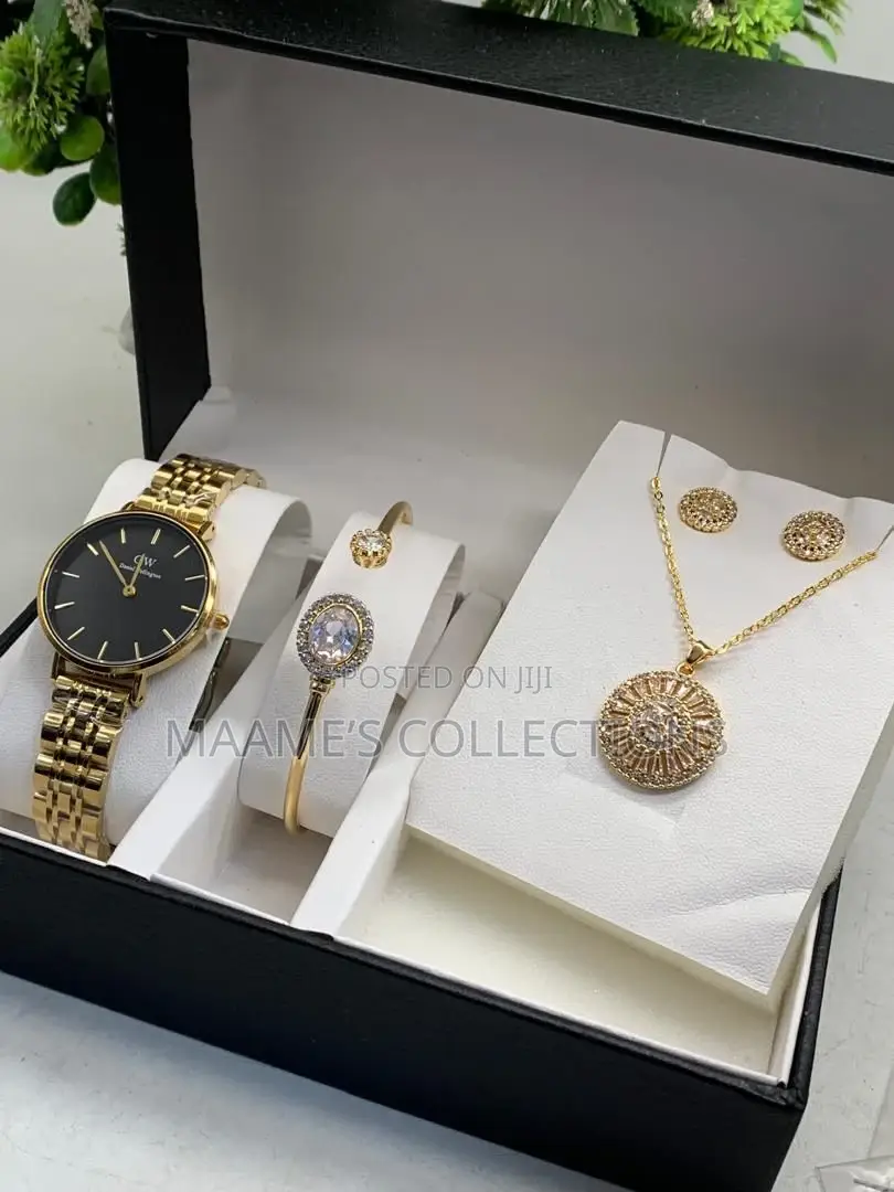 Ladies Watch and Jewellery Set