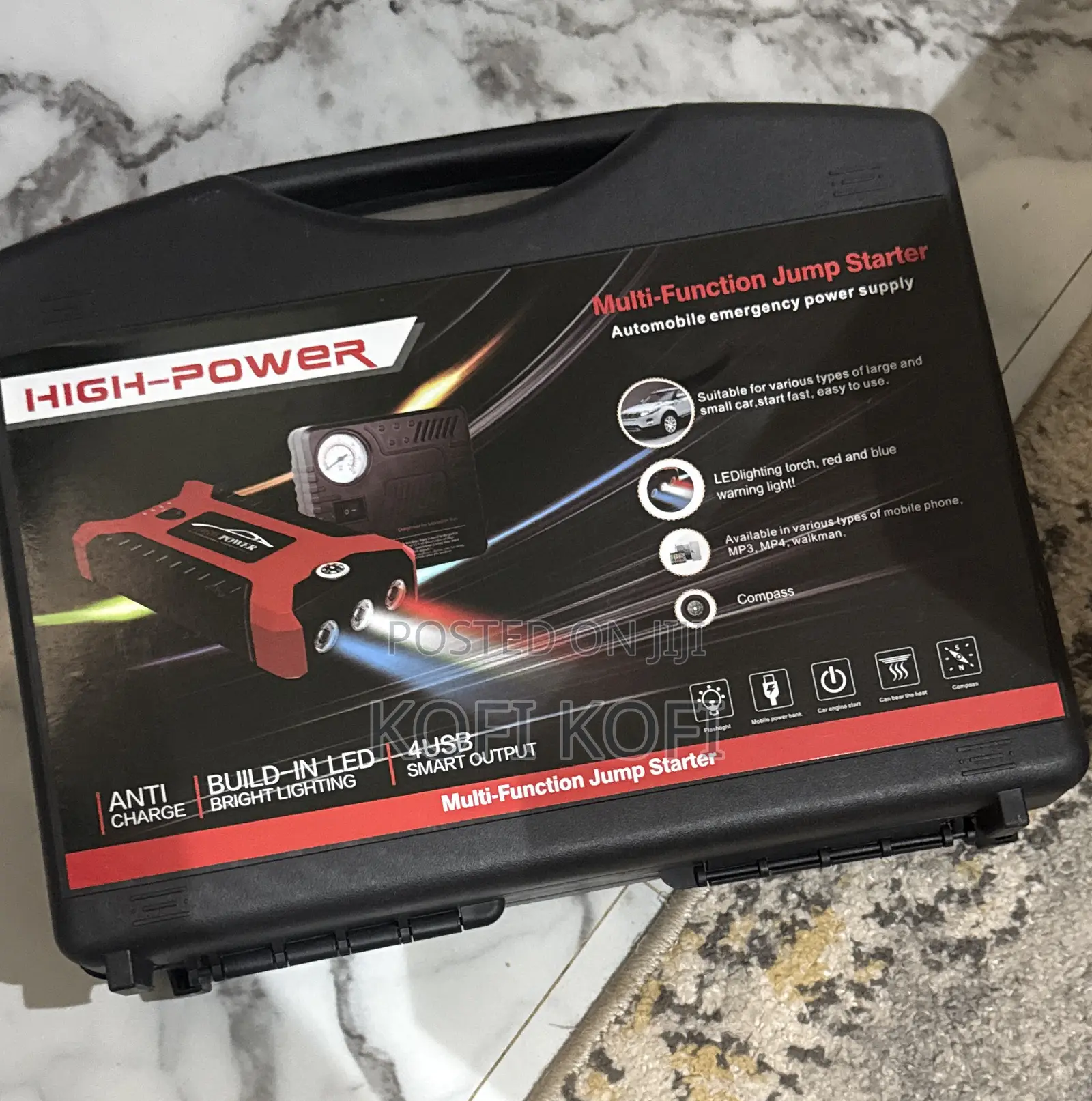 Battery Jump Starter Power Bank or Engine Starter 12 Volts