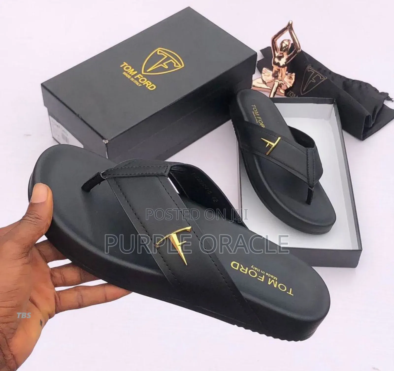 Tom Ford Slippers in Black Black