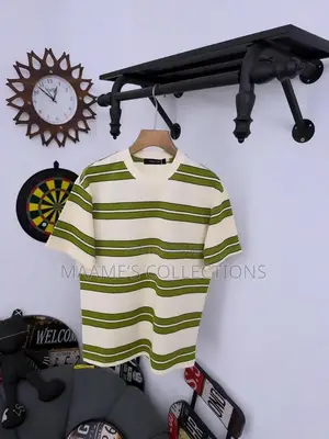 Men's Striped Cotton T-Shirt
