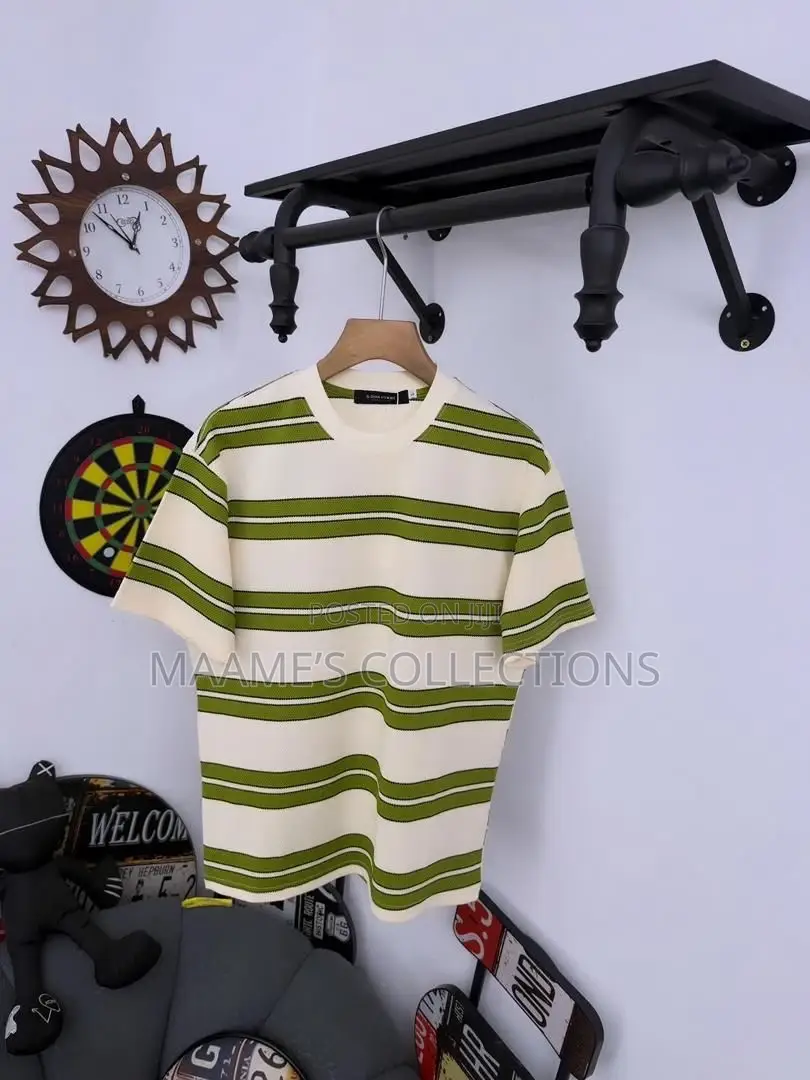 Men's Striped Cotton T-Shirt