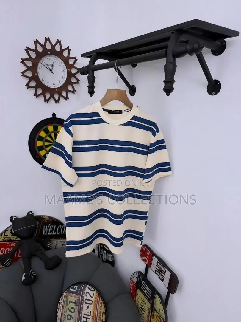 Men's Striped Cotton T-Shirt