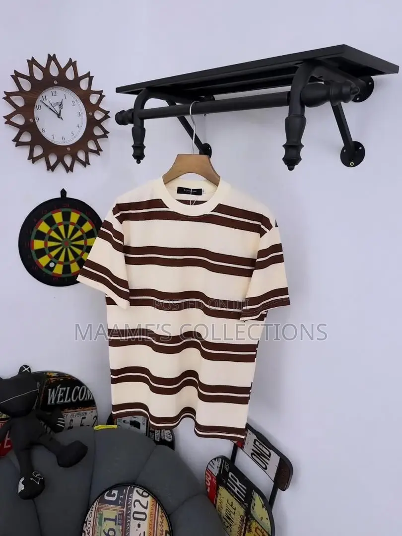 Men's Striped Cotton T-Shirt