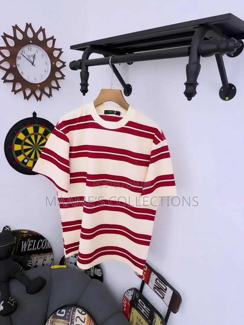 Men's Striped Cotton T-Shirt