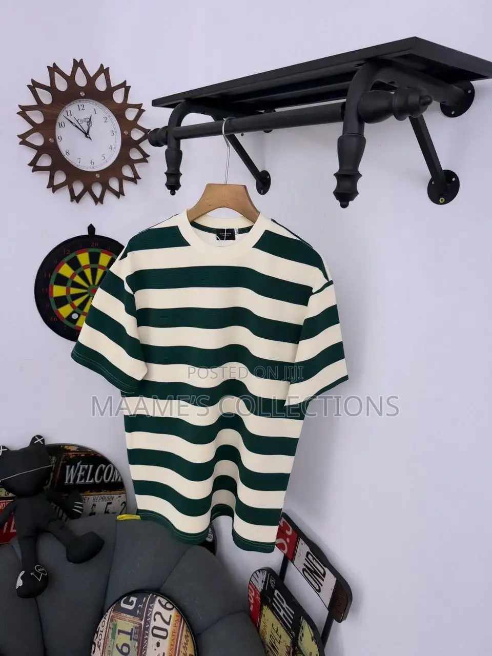 Men's Striped Cotton T-Shirt