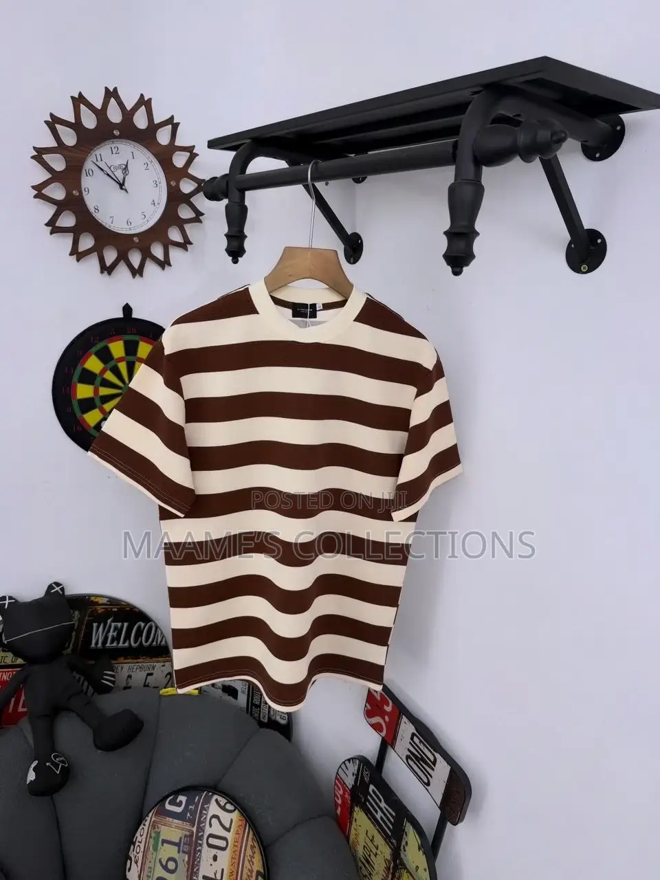 Men's Striped Cotton T-Shirt