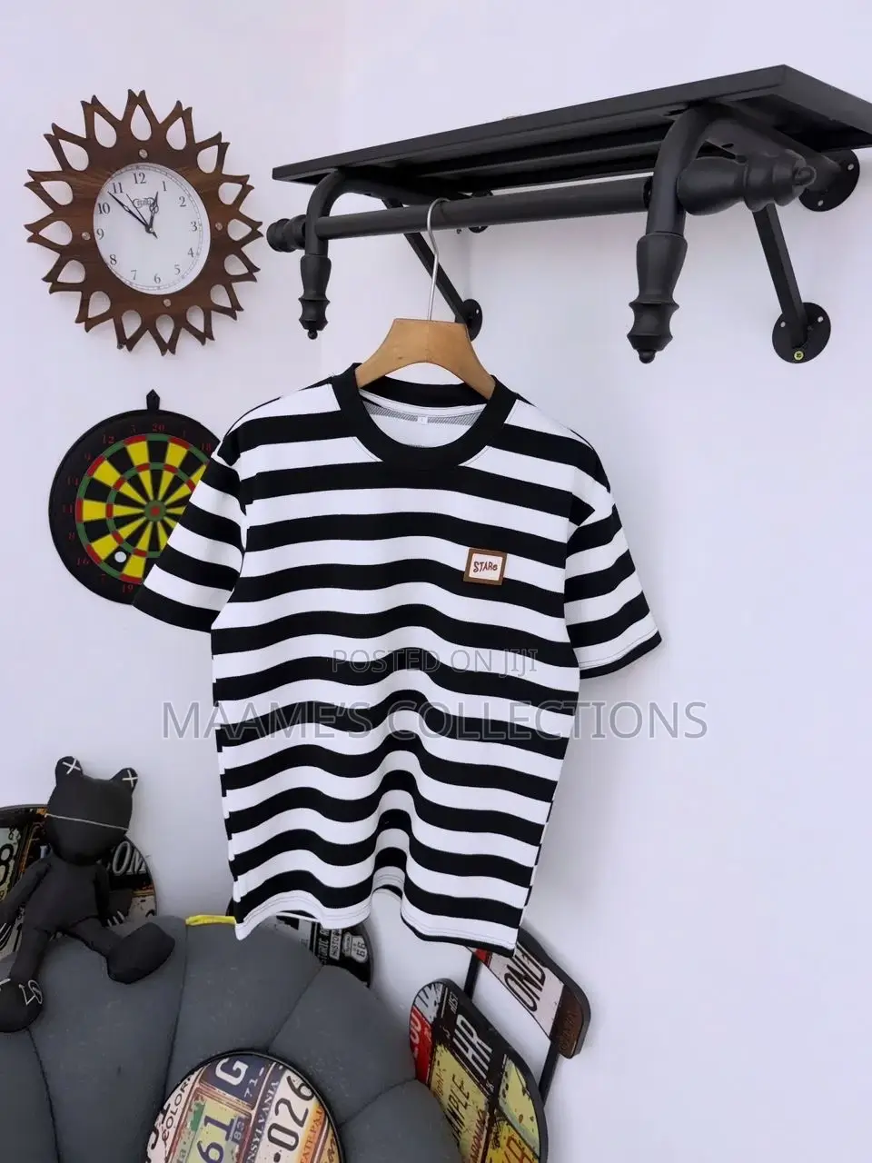 Men's Striped Cotton T-Shirt