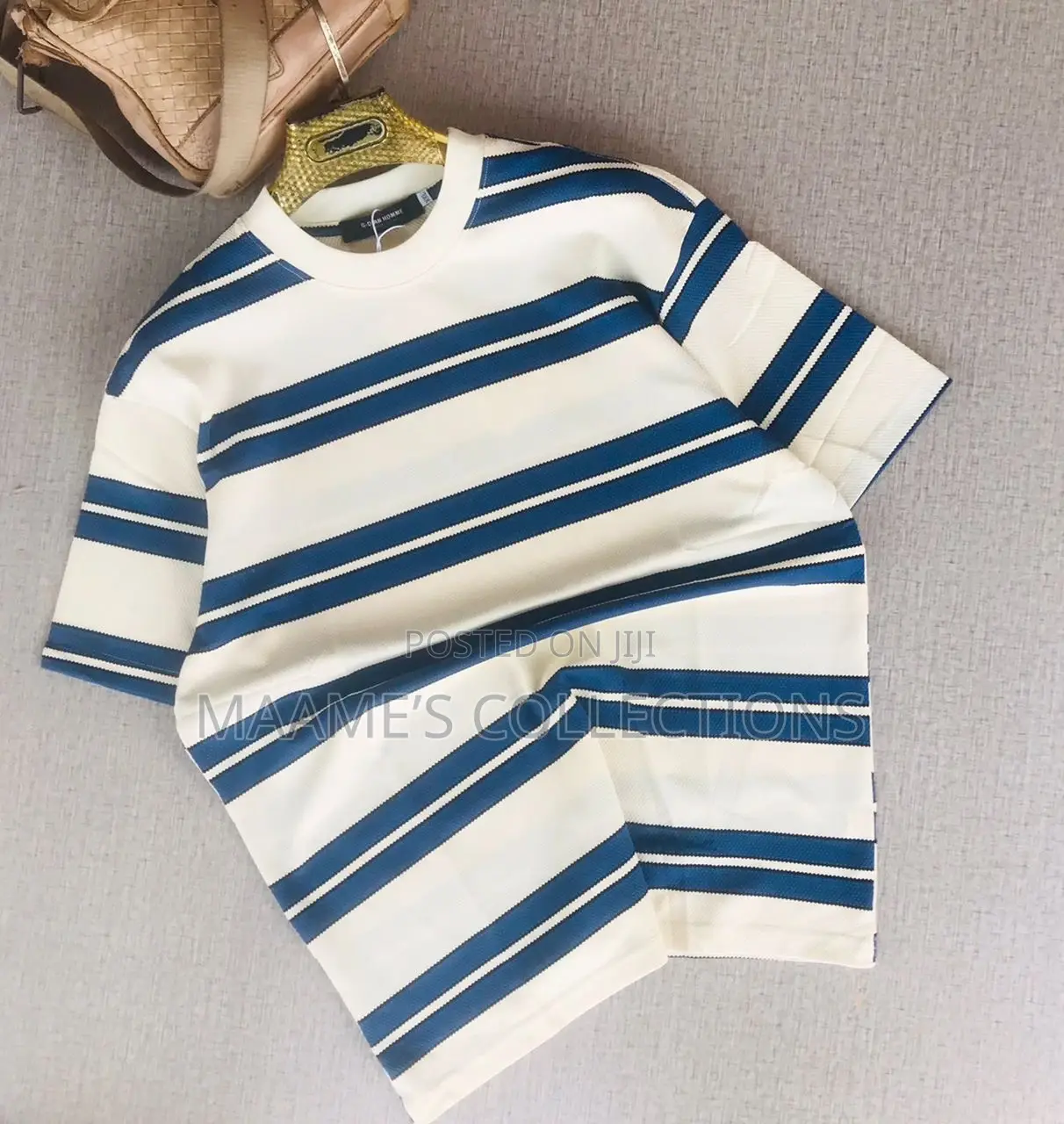 Men's Striped Cotton T-Shirt