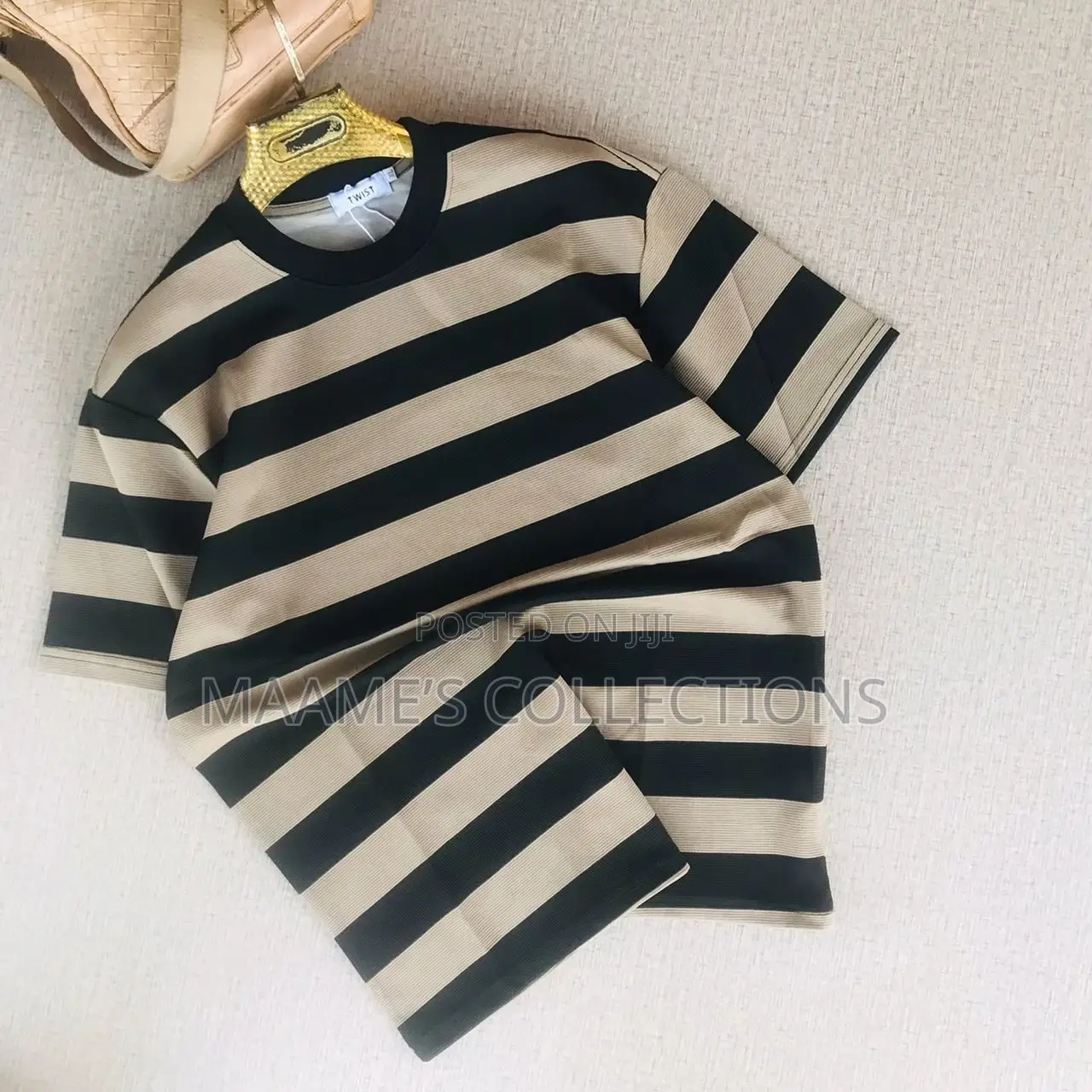 Men's Striped Cotton T-Shirt