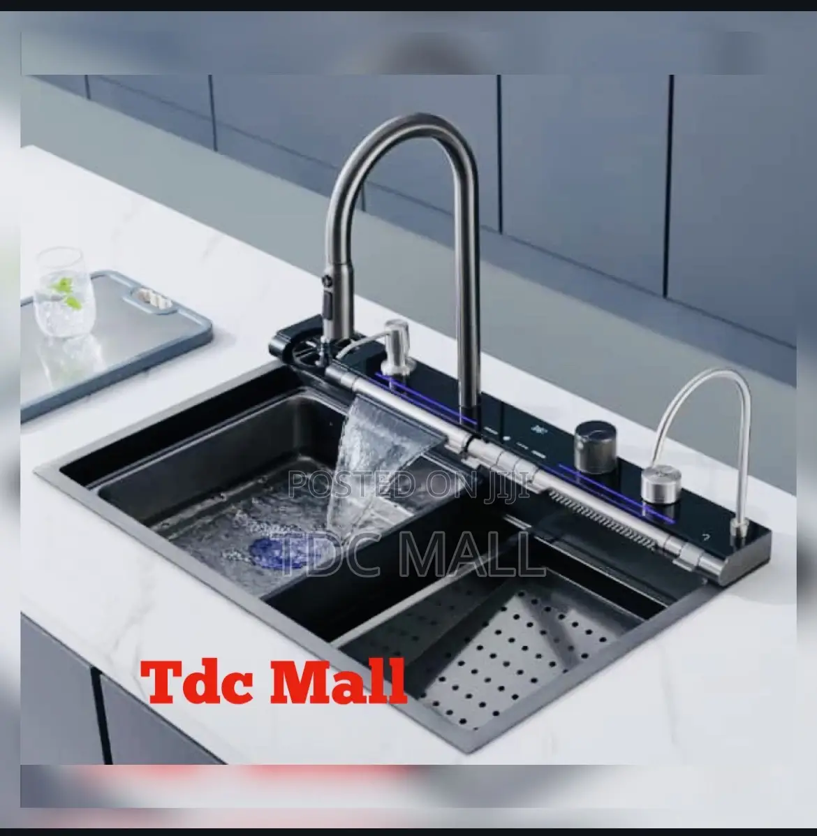 Multi Functional Smart Sink With Led Lights Display
