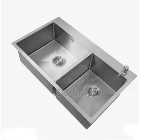 Executive Double Sink With Accessories - Silver