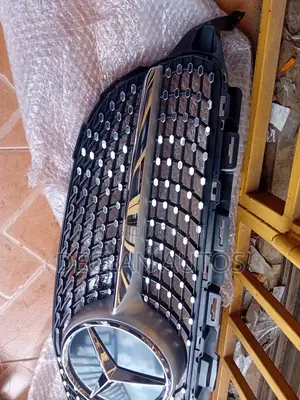 Grille for Mercedes C-Class Black Chrome Amg Style