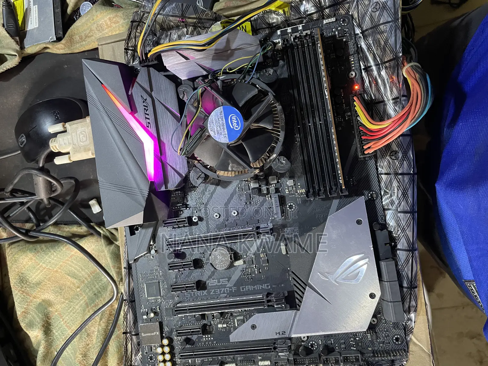 Asus Strix Z370f Gaming Motherboard With I7 Cpu