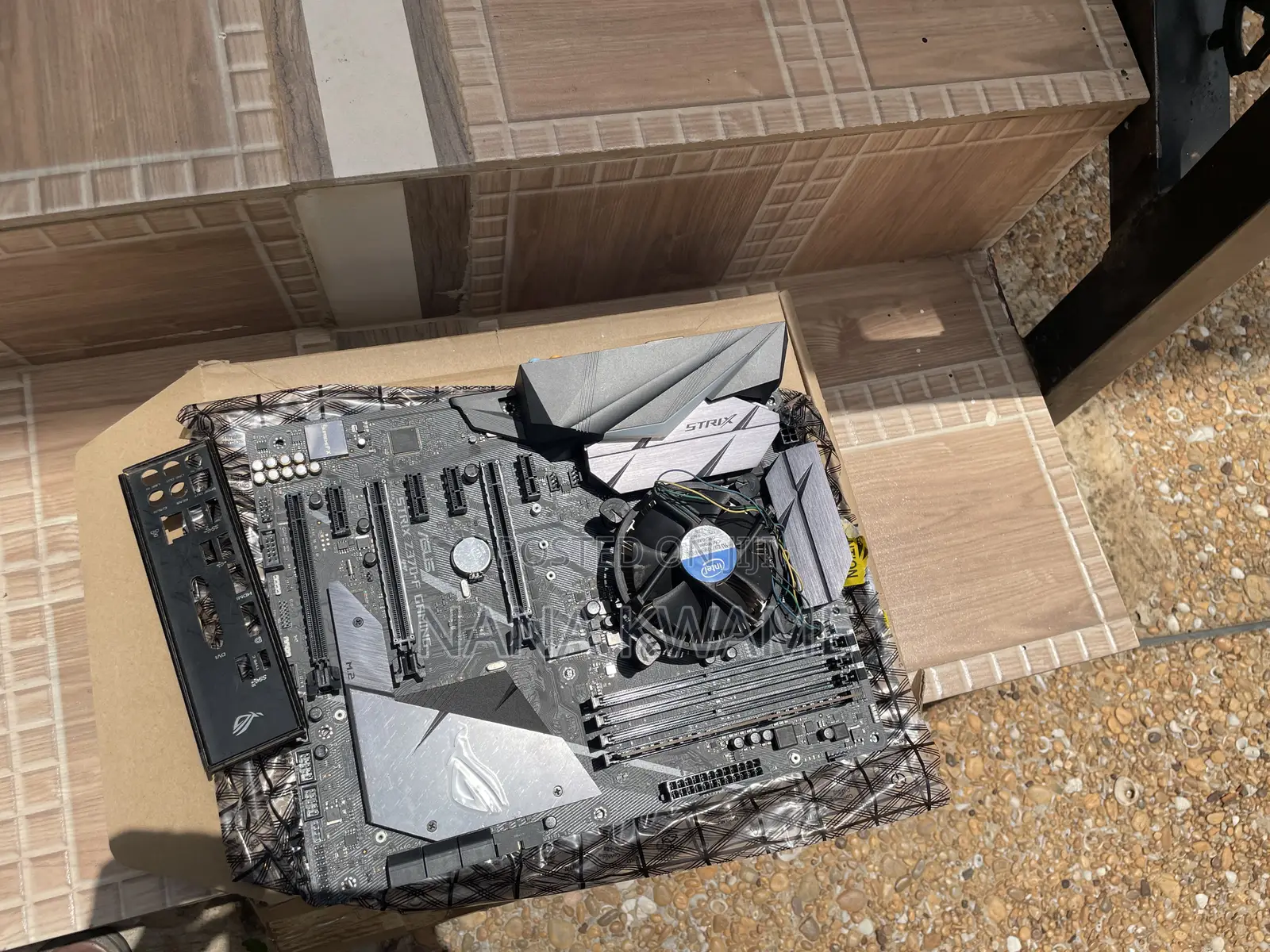 Asus Strix Z370f Gaming Motherboard With I7 Cpu