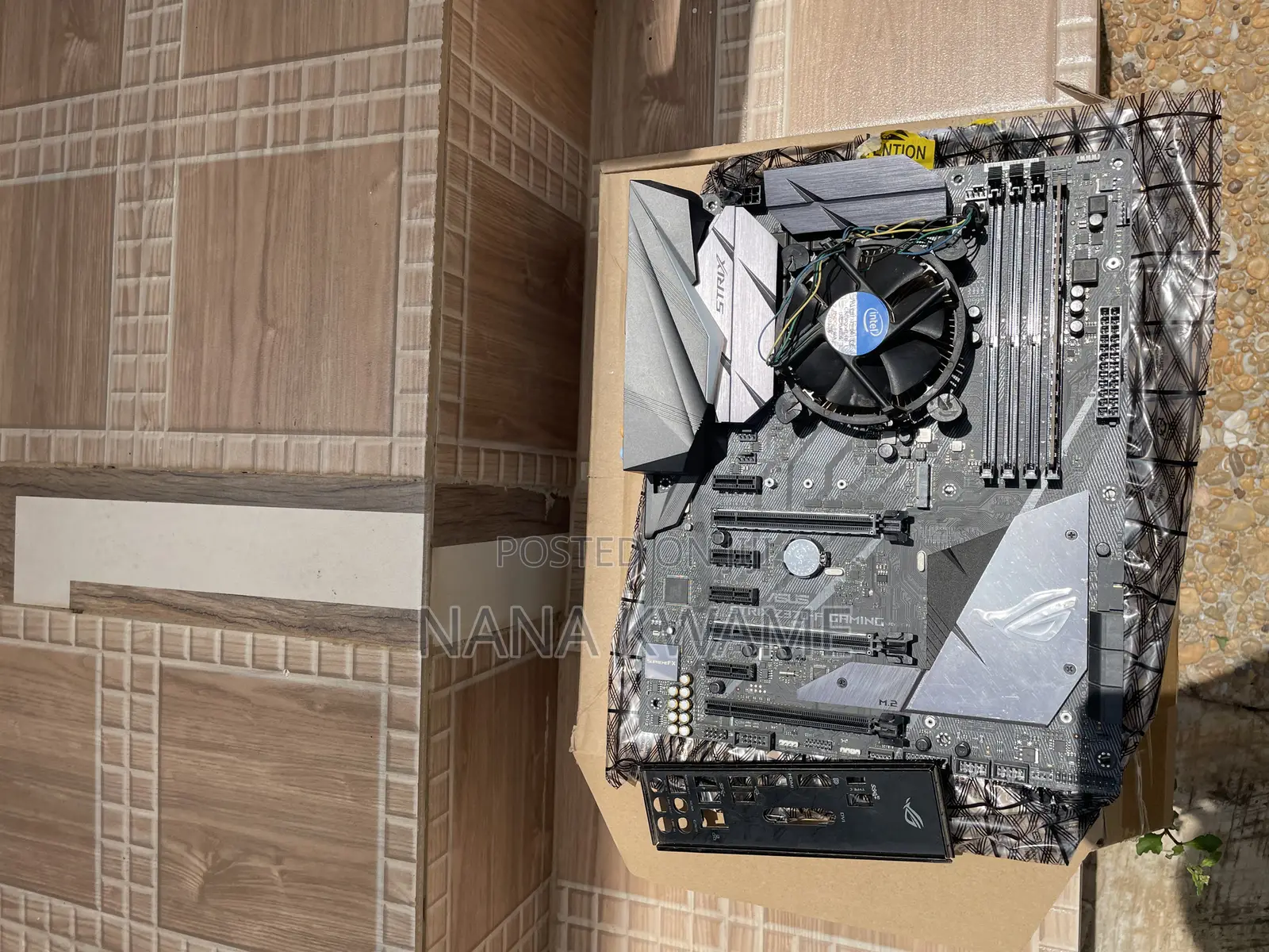 Asus Strix Z370f Gaming Motherboard With I7 Cpu