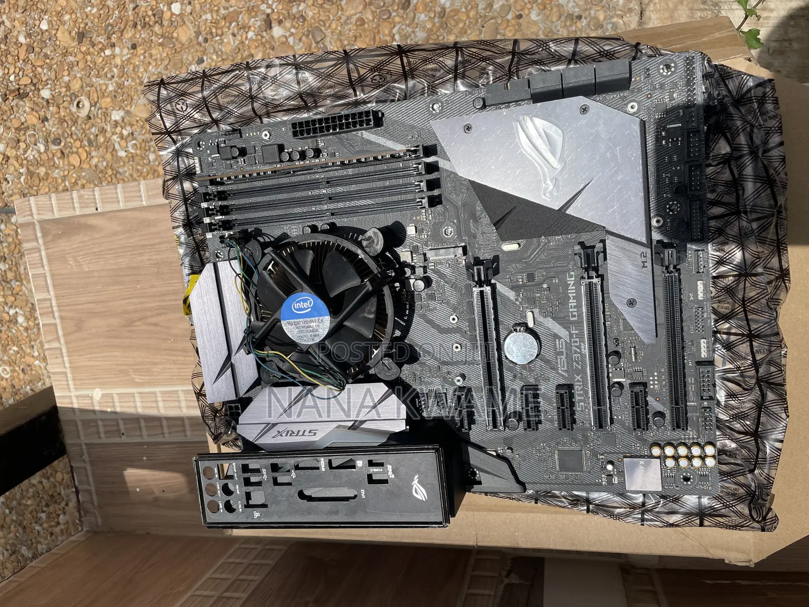 Asus Strix Z370f Gaming Motherboard With I7 Cpu