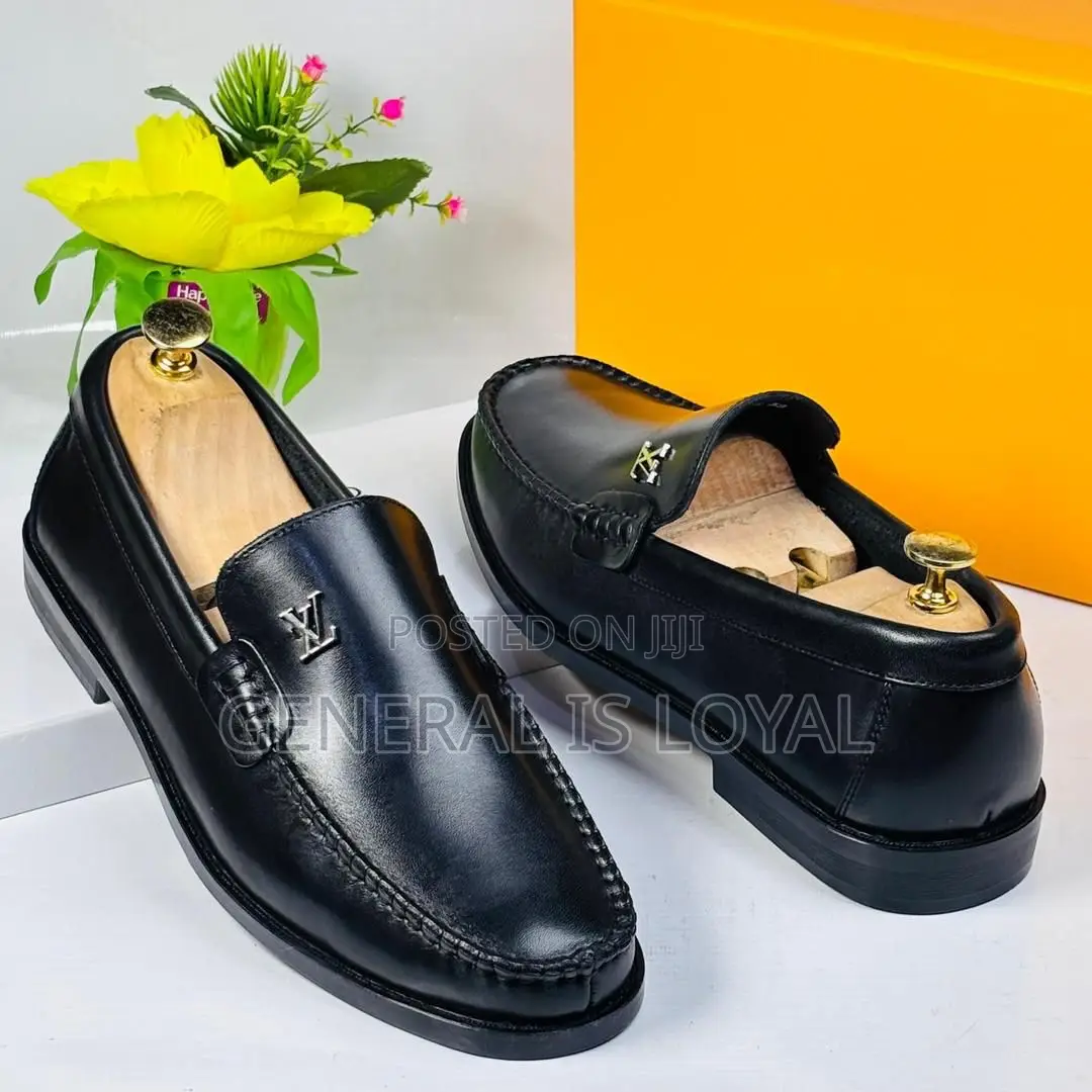Louis Vuitton Black Penny Men’S Loafers