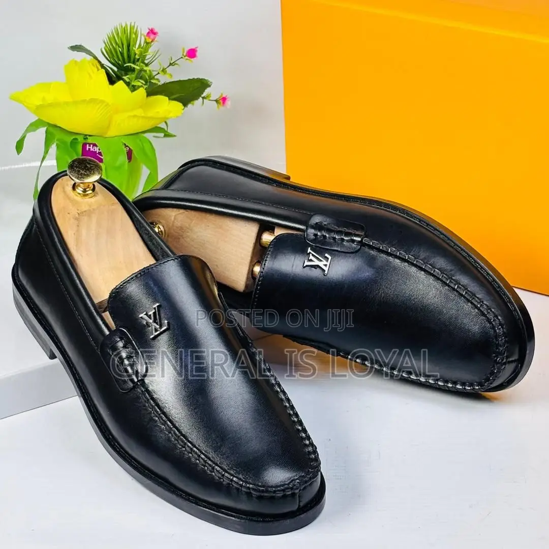 Louis Vuitton Black Penny Men’S Loafers