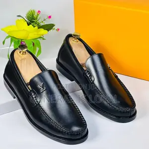 Louis Vuitton Black Penny Men’S Loafers