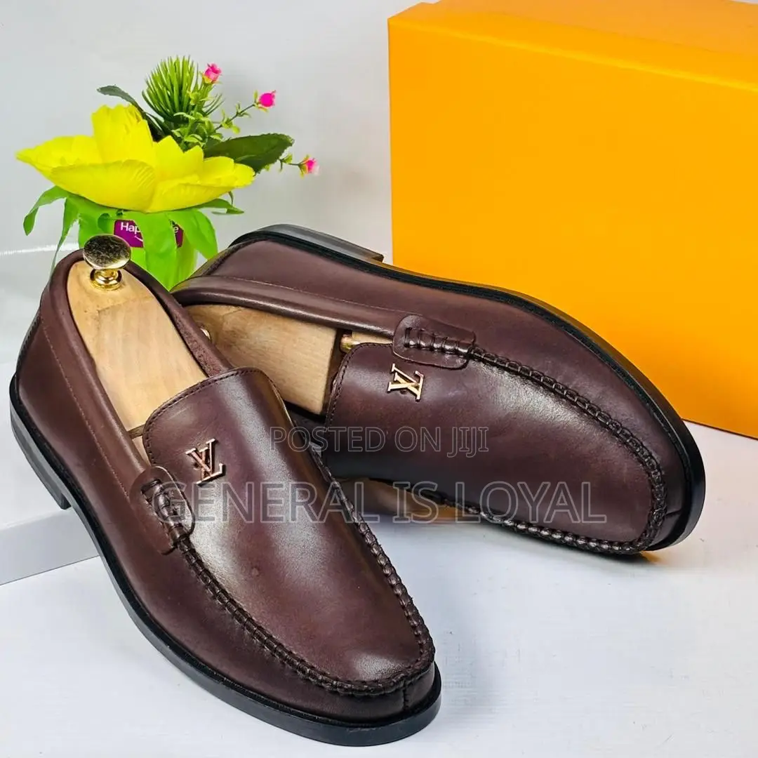 Louis Vuitton Brown Easy Wear Penny Men’S Loafers
