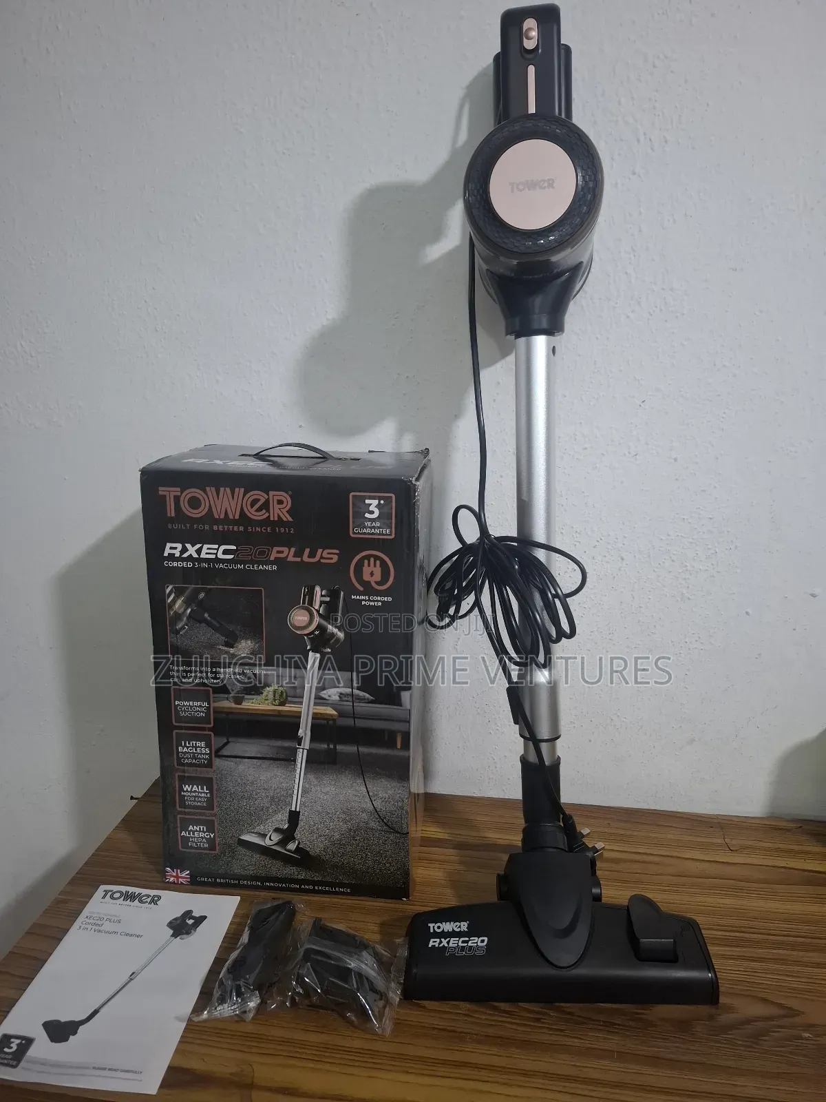 Tower Rxec20 Plus Corded 3-in-1 Vacuum Cleaner From Uk 