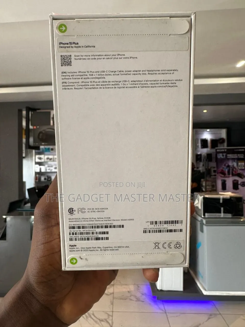 New Apple iPhone 15 Plus 512 GB Yellow