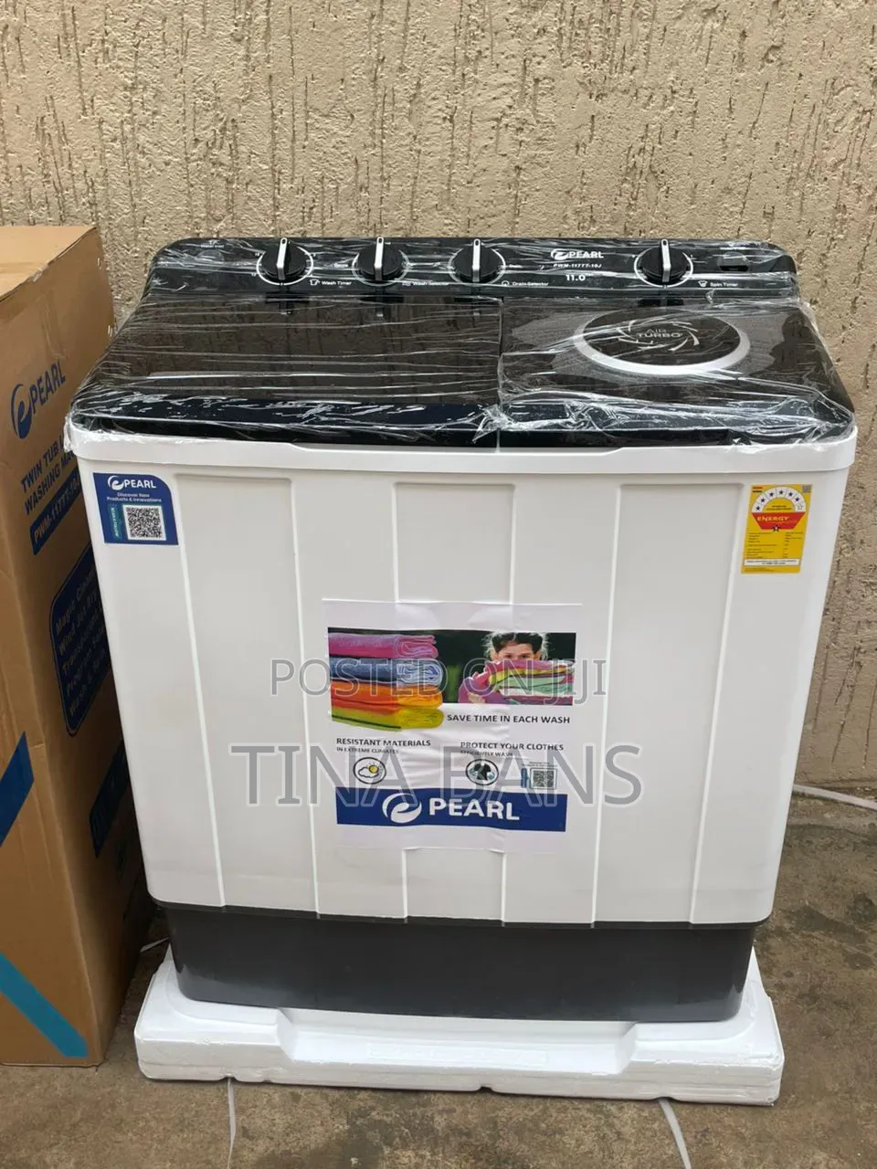 Pearl 12kg Semi Automatic Twin Tub Top Load Washing Machine