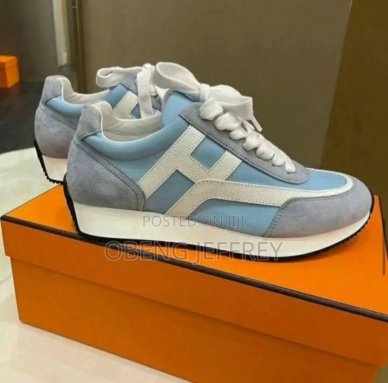 Original Hermes Kris Gray/Blue