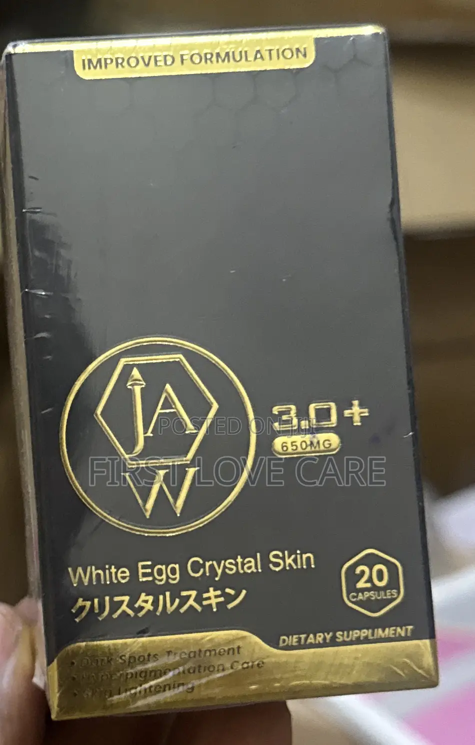 Jaw White Egg Crystal Skin Improved Formulation