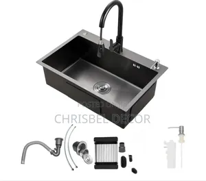 Executive Stainless Steel Sink With Accessories
