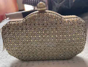 Ladies Gold Clutch Bag