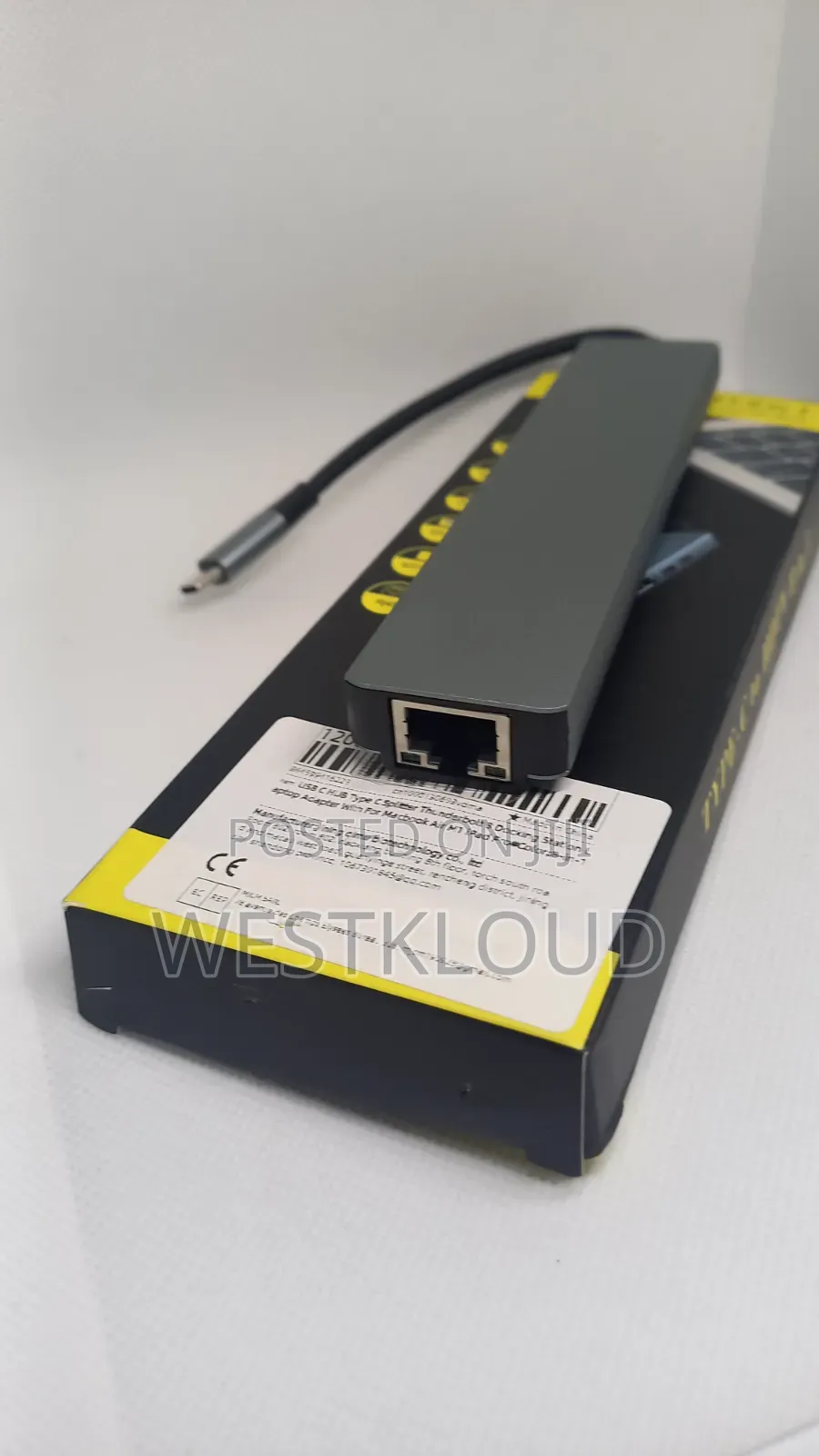 Type C to Usb Rj45 Hub