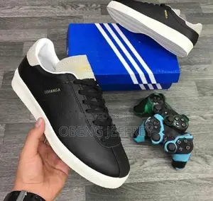 Original Adidas Topanga White Sole, Upper Black