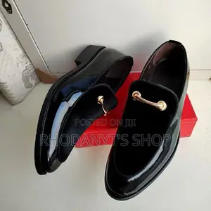 Men’S Luxury Patent Leather Velvet Bit Loafers – Formal Dress Shoes