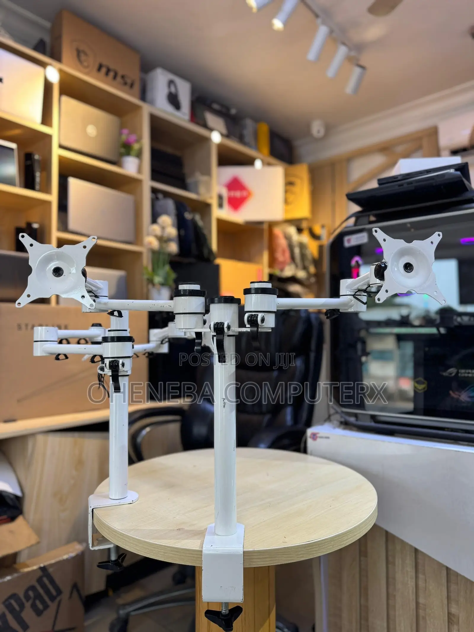 Double Monitor Arms