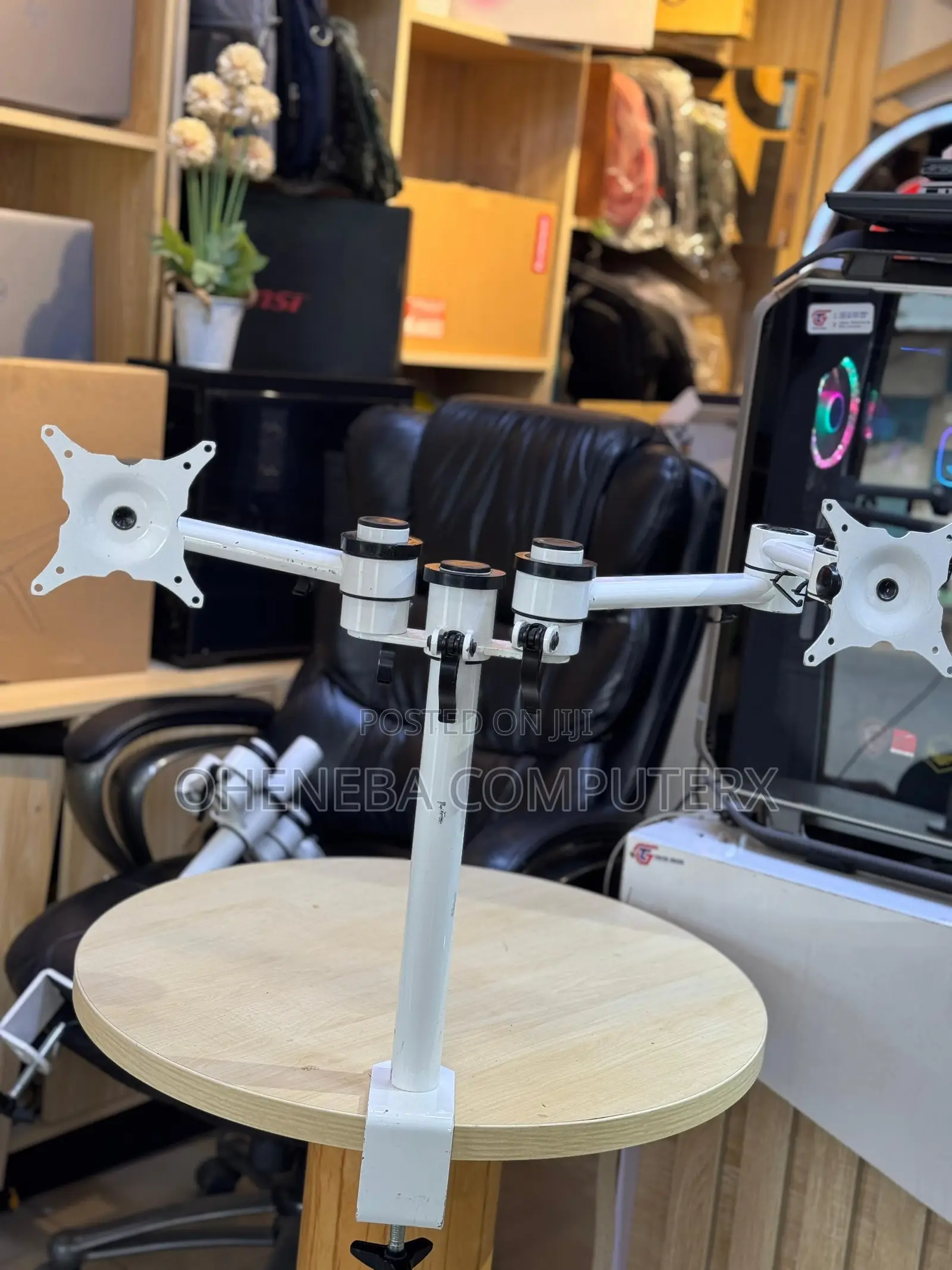 Double Monitor Arms