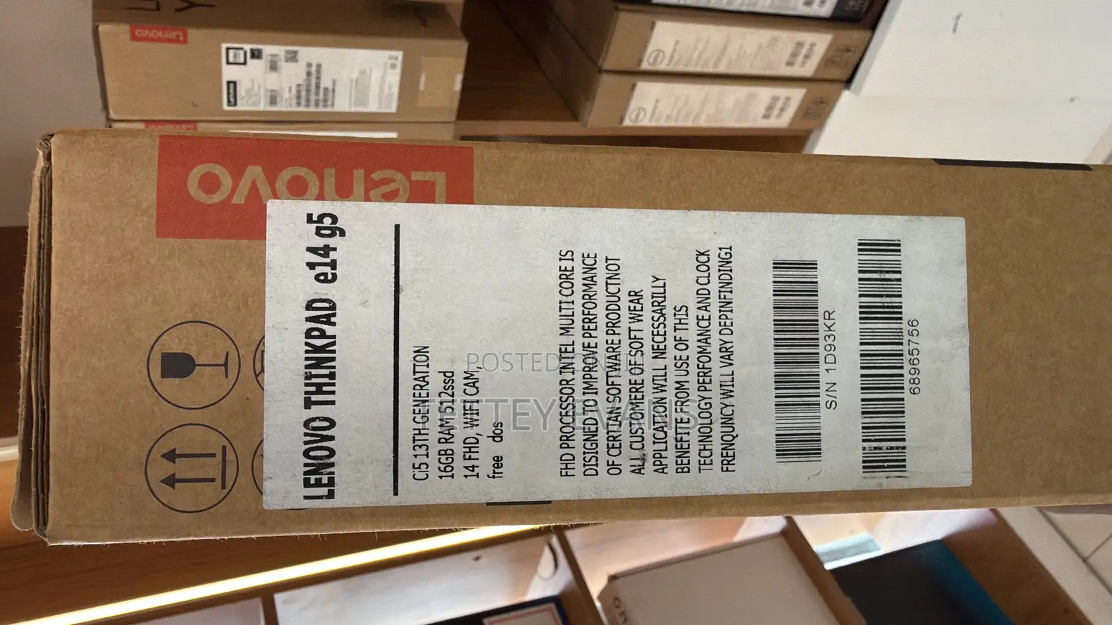 New Laptop Lenovo ThinkPad E14 Gen 5 16GB Intel Core i5 SSD 512GB