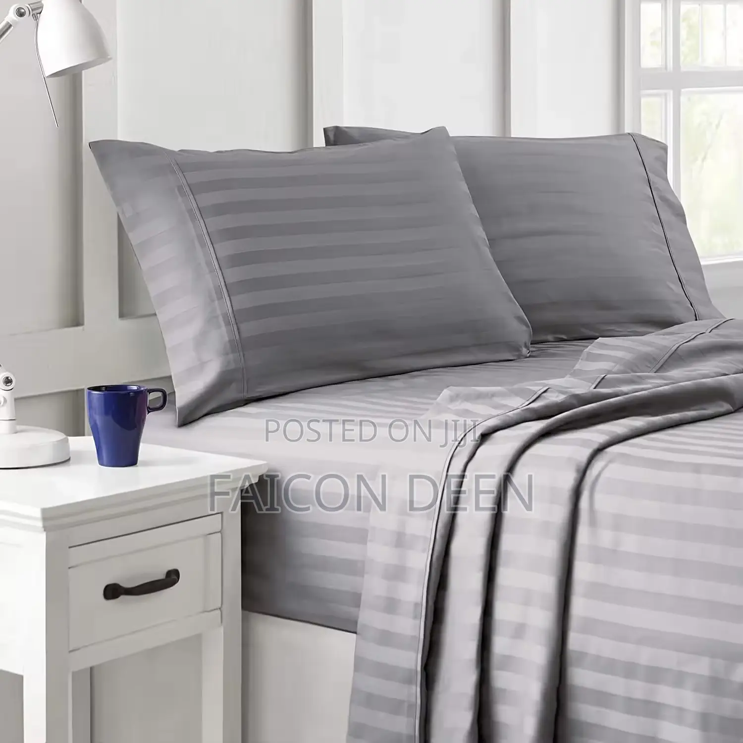 Strong ,Soft ,Built for Hotel and Airbnb Use(2 Bedsheets,4 Pillow Case