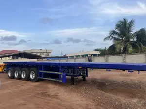 Flatbed Trailer Brand New 4 Axle – Front Lift Axle, Heavy Duty (Tema)