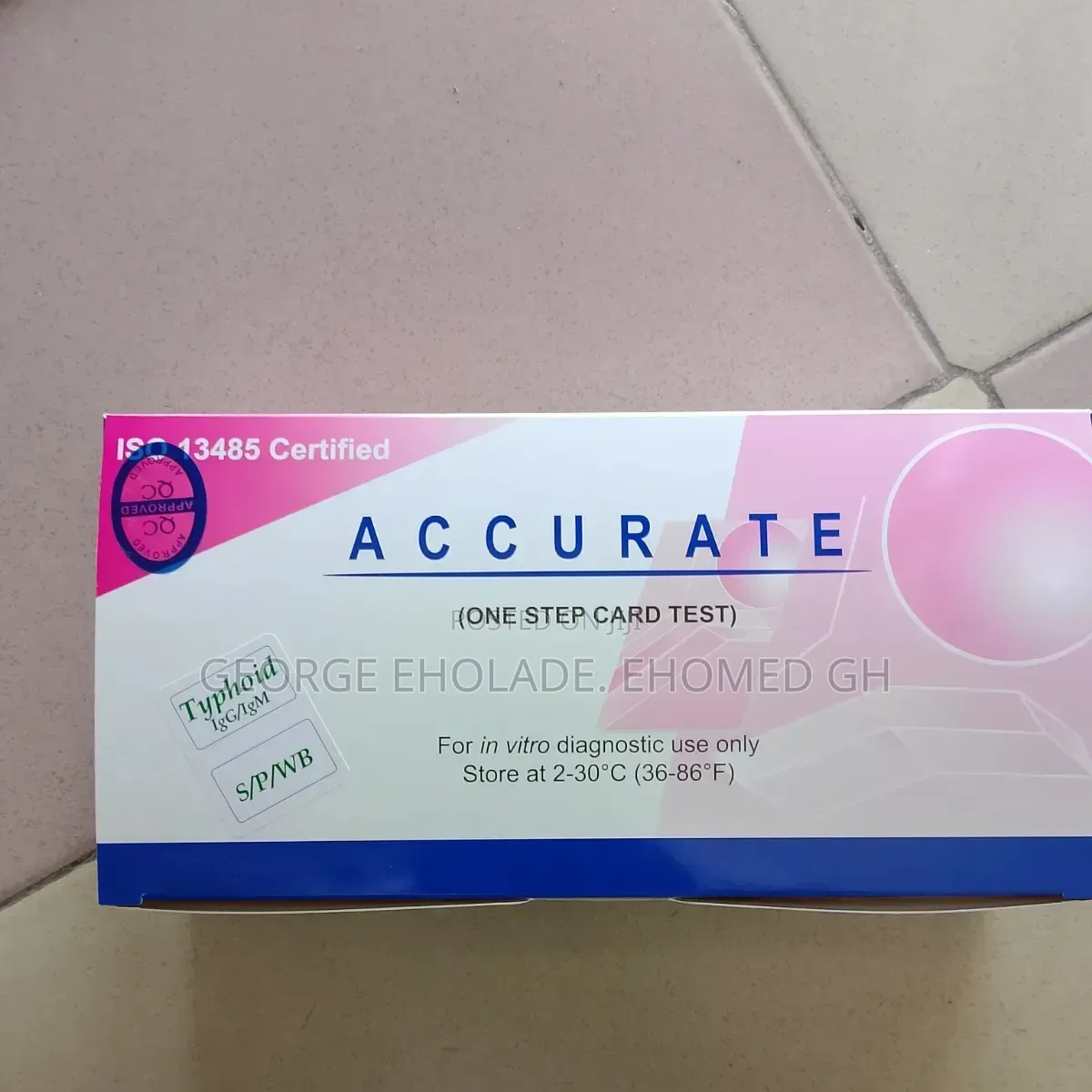 Typhoid And Malaria Strips,